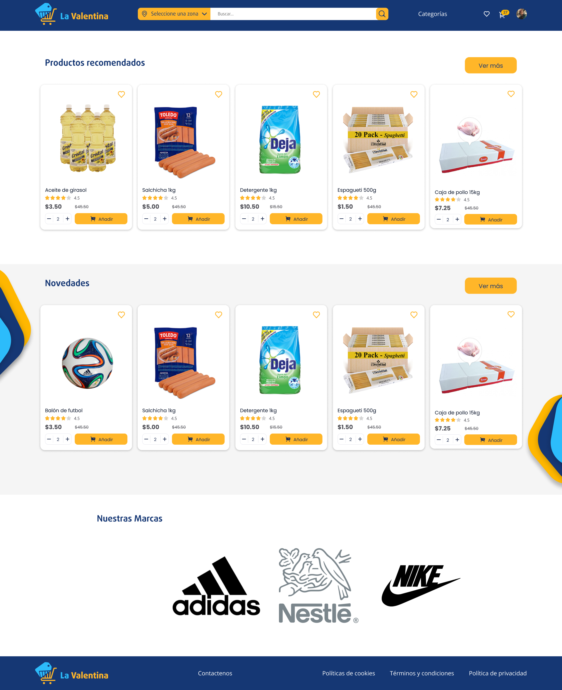 Tienda Virtual La Valentina